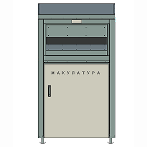 Контейнер для сбора макулатуры