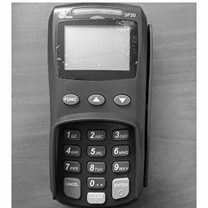 Терминал ввода персонального идентификационного номера ПИН-кода