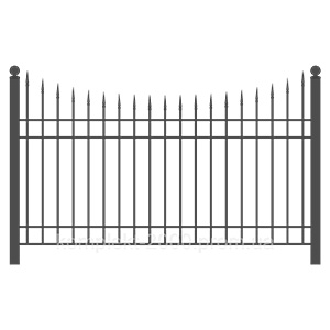Забор металлический