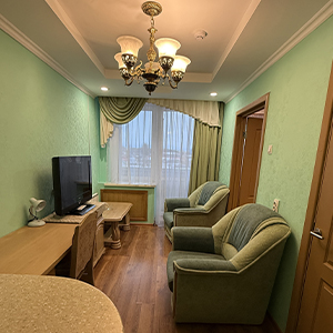 Одноместный номер двухкомнатный «Люкс»