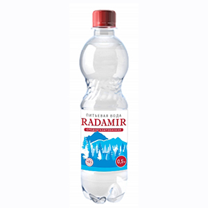 Питьевая вода среднегазированная Radamir 0,5 л