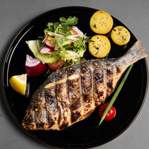 Дорадо на гриле