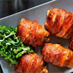 Филе курицы в беконе 