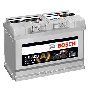 Аккумуляторы Bosch S5A AGM