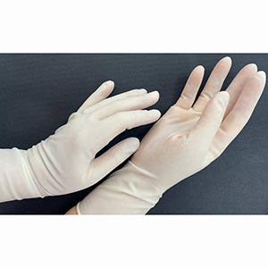 Перчатки медицинские одноразовые из натурального латекса