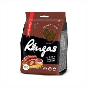 Сухари – гренки «Ringas» со вкусом баварских колбасок