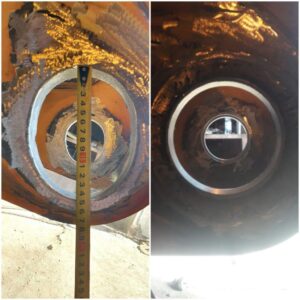 Восстановление отверстий наплавкой и расточкой