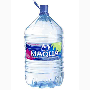 Питьевая вода Maqua в одноразовой бутылке 19л