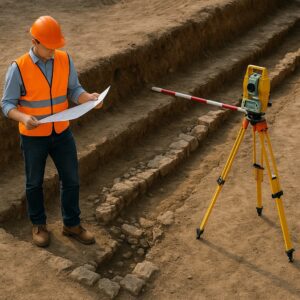 Работы в составе инженерно-геодезических изысканий объектов 3-5 класса сложности