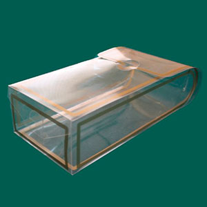 Самосборная коробочка из прозрачных и окрашенных пленок