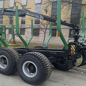 Полуприцепы лесовозные тракторные ПЛТ-12 и ПЛТ-12-1