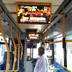 Звуковая реклама в автобусах