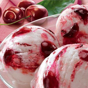 Вишня в йогурте