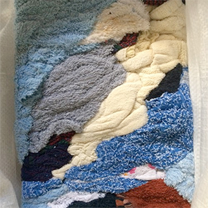 Ветошь - цветная махра 100 % х/б