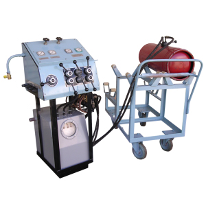 Линия технологическая для освидетельствования топливных баллонов легковых автомобилей