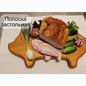 Продукт из свинины мясной к/в Полоска застольная охл.
