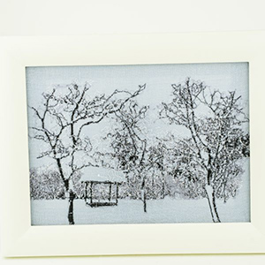 Панно “Зимний сад”