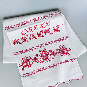 Рушник с вышивкой