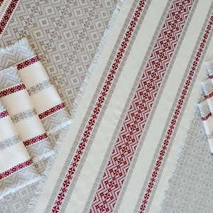 Комплект столовый тканый