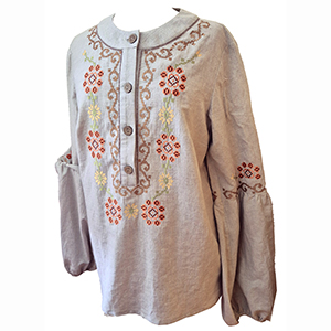 Блуза женская льняная