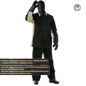 Костюм сварщика летний 
