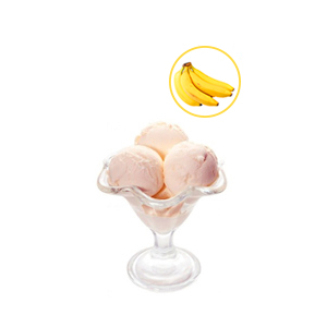 Пломбир с ароматом ванили и ароматом банана двухслойное с джемом «банан»
