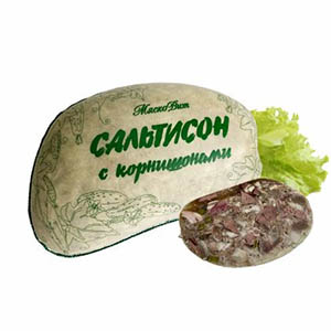 Сальтисон с корнишонами