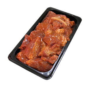 Шашлык в брусничном соусе