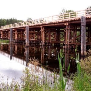 Строительство деревянных мостов особой прочности