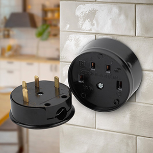 Соединитель электрический черный