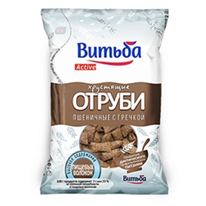 Отруби хрустящие пшеничные с гречкой Витьба Active