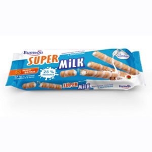 Вафельные трубочки Витьба Super Milk