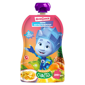 Пюре Фиксики мультифрукт 210г