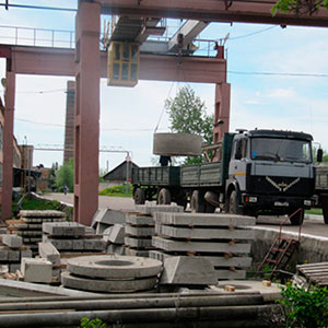 Доставка изделий завода автотранспортом до 25 тонн