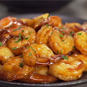 Жареные креветки