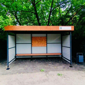 Благоустройство дорожных павильонов