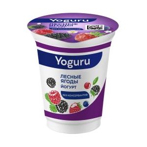 Йогурт 1,5% 310 г с фруктовым наполнителем 
