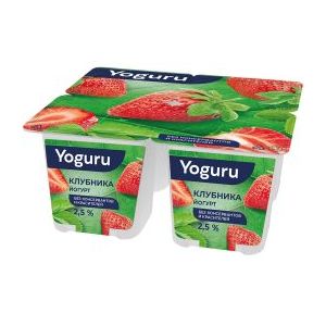Йогурт 2,5% 125 г с наполнителем 