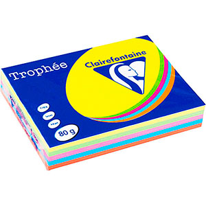 Бумага цветная Trophée ассорти