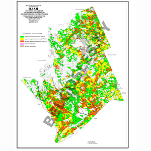 Изготовление карт лесхозов любых масштабов с любой информацией