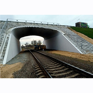 Строительство путепровода через железную дорогу
