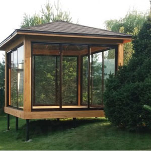 Панорамная беседка