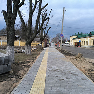 Укладка тротуарной плитки