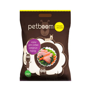Сухой корм для собак Petboom