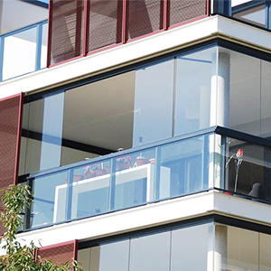 Раздвижные алюминиевые балконные рамы