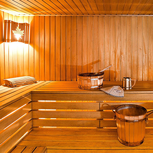 Русская баня с бассейном