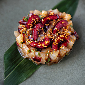 Тар-тар из гребешка 