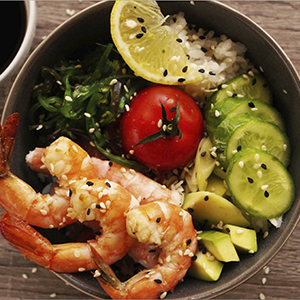 Поке с креветкой