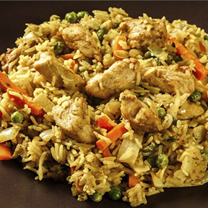 Тайский жареный рис с курицей