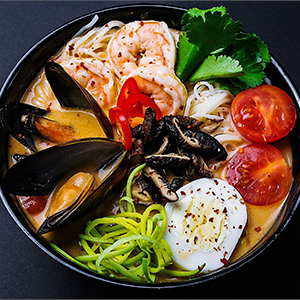 Рамэн с морепродуктами